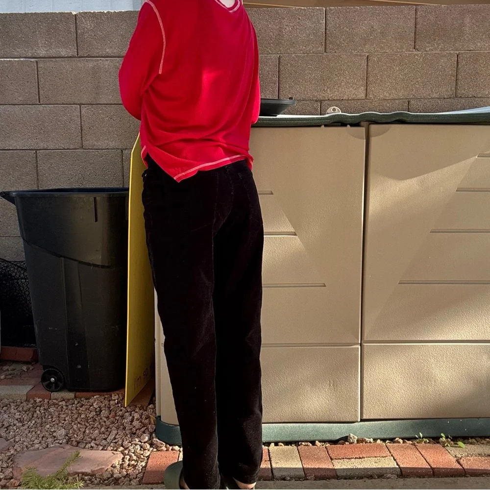 Black corduroy Pants - Picture 7 of 8